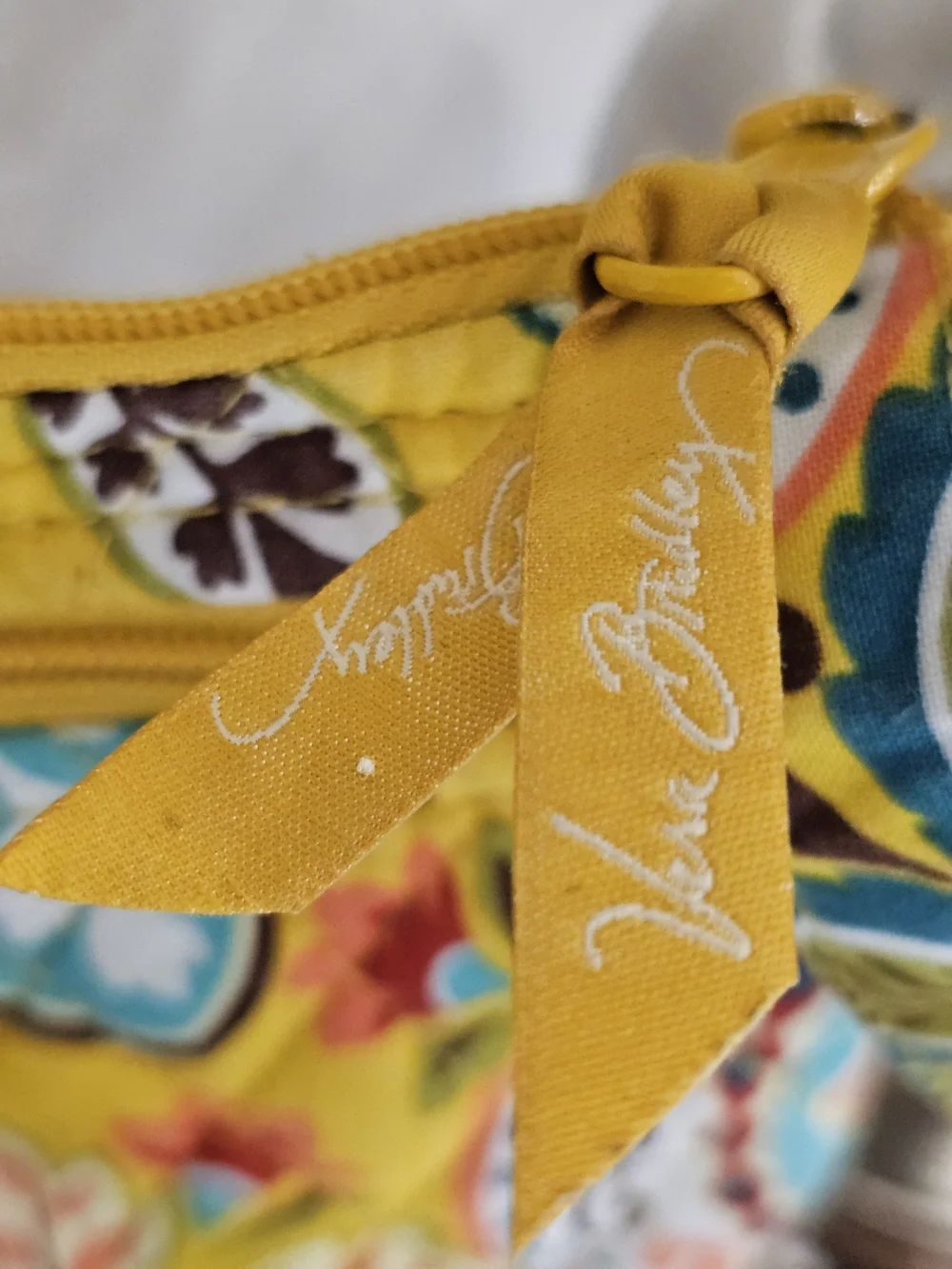 Vera Bradley Yellow Floral Crossbody Bag - Picture 5 of 5